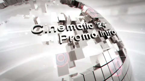 24 World News Intro After Effects stock