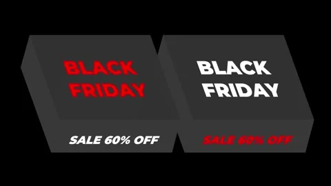 240 Animation Text Label Banner Tag Black Friday Sale 60 Stock Footage 346640271