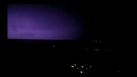 240fps Super Slow Motion Purple Lightning Flash 스톡 동영상 332429682