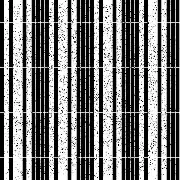 2452 Seamless pattern with vertical black lines Stock Illustration