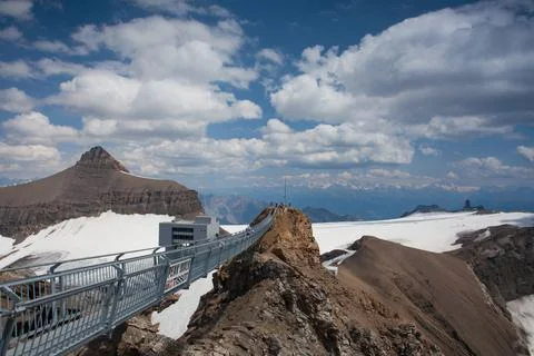 Peak Walk,pedestrian bridge linking two mountain peaks xkwx vaud switzerland peak walk glacier danger alps adventure alpine attraction attractive calm calmness cloud dump dust eroded erosion europe geologic landmarks landscapes majestic massive mountains nature outdoor peak sand sandstone scenery scenic stunning tourist valley view walk warning watching saint-prex no people