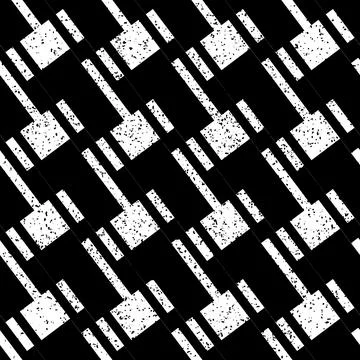 2457 Seamless pattern with vertical black segments Stock Illustration