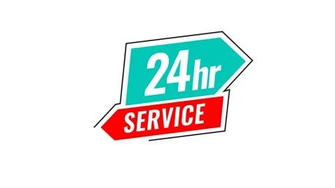 24/7 Customer Support Icon Animation, Always Available Service Symbol, 4k video Stock Footage 314488450