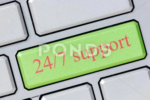 24/7 support Stock Photos