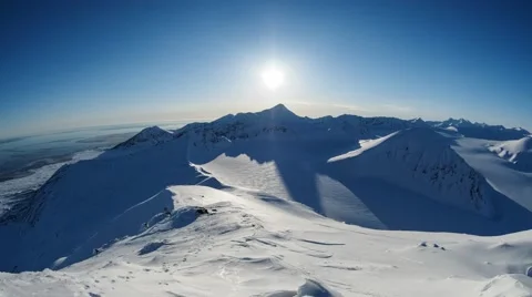24h unique timelapse - Arctic Midnight Sun - Sun doesn't set in the Arctic (4K) Stock Footage 66422046