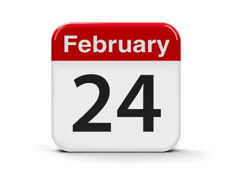 24th February Stock Illustration