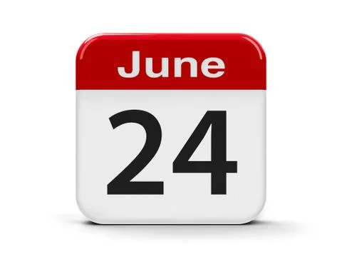 24th June Stock Illustration
