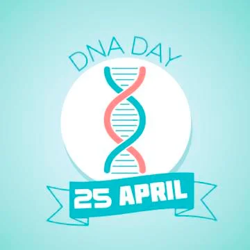 25 April DNA Stock Illustration
