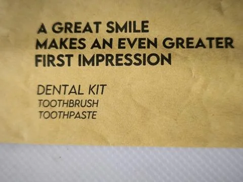 25 August 2024 Beer-Sheva Israel , Home, individual toothbrush in paper pac.. Stock Photos