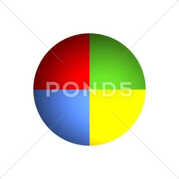 25% business pie chart Stock Illustration