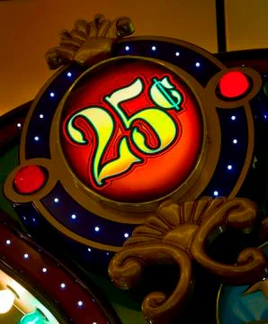 25 cent sign Stock Photos