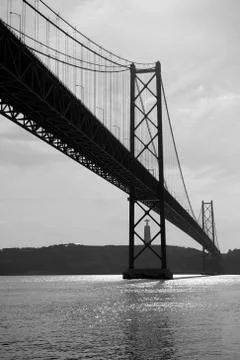 25 de Abril Bridge Stock-Fotos