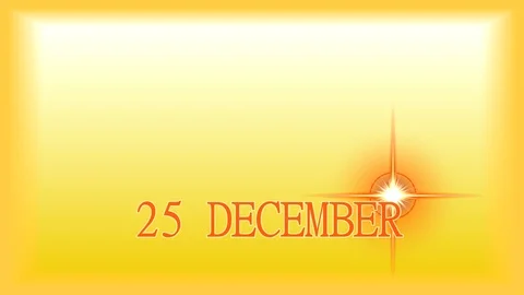 25 December Stock Footage 116264133