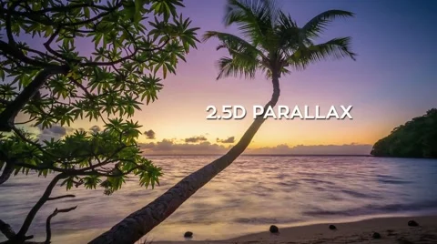 2.5 Parallax Slideshow Modèle After Effects
