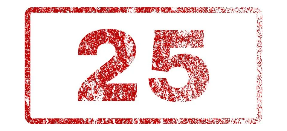 25 Rubber Stamp Stock Illustration