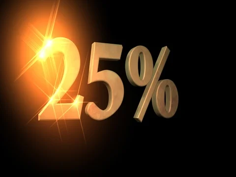 25% Sale Background Stock Footage 80170643