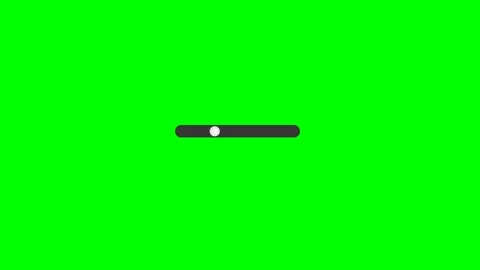 25 Second Black Bar White Slider on Green Background Stock Footage 288825433