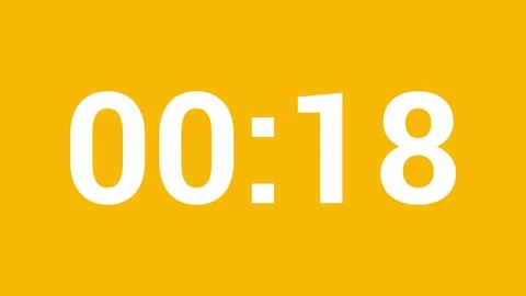 25 Second count clock time video animation vector design. Stock Footage 306814537