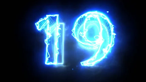 25 second count down animation Video stock 146218065