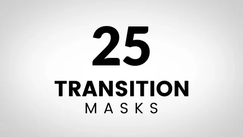 25 Transition masks. Stock Footage 88677931