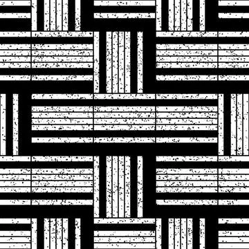2501 Seamless texture with black segments Illustrazione stock