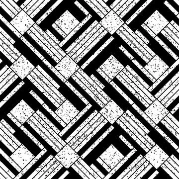 2503 Seamless texture with black segments 스톡 일러스트