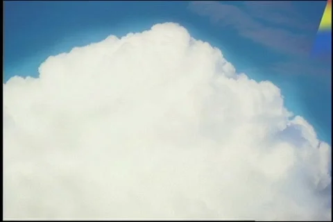 2503 sky clouds rainbow Stock Footage 810075