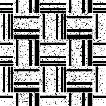 2519 Seamless texture with horizontal black bands Illustrazione stock