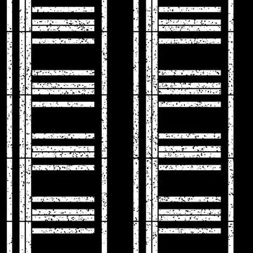 2561 Seamless texture with vertical black lines Illustrazione stock