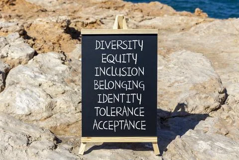 Diversity equity inclusion belonging symbol. Diversity equity inclusion belonging identity tolerance acceptance words written on blackboard on beautiful stone background. Diversity belonging concept. xkwx diversity belonging inclusion equity identity tolerance acceptance society blackboard chalk stone beautiful concept text gender religion ethnicity equality word background right equal team social disabled school resource pedagogy leadership discrimination justice orientation message politic support isolated integrate arrangement aid integration business charity community capital innovation inclusive help disability conceptual
