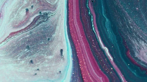 258Z C0001 23Abstract background from multi-colored moving liquid paints. Macro  Video stock 125090674
