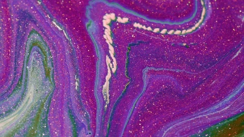 258Z C0001 27Abstract background from multi-colored moving liquid paints. Macro  Stock Footage 125090855