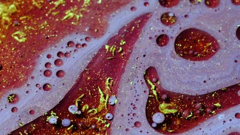 258Z C0001 28Abstract background from multi-colored moving liquid paints. Macro  Video stock 125090908