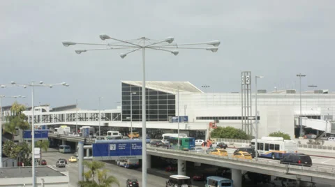 2.5K LAX Terminal Two 動画素材 37658012