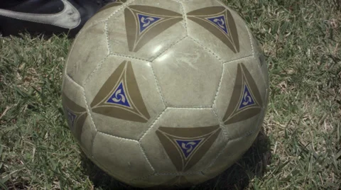 2.5K Soccer Ball Kicked Insert 스톡 동영상 38371345