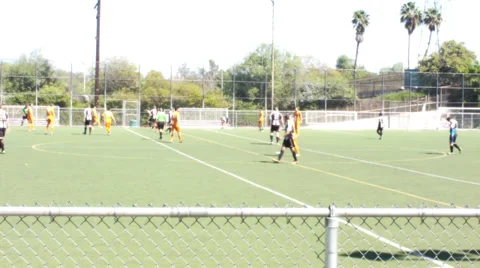 2.5K Soccer Throw In From Far Side 動画素材 37661398