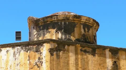 25p El Morro Castle 8 Stock Footage 10221579