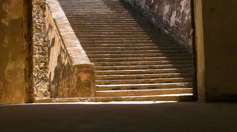 25p El Morro Castle 9 Stock Footage