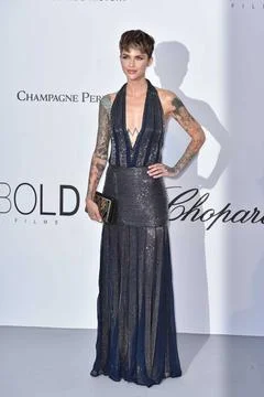  25th annual amfAR Gala Ruby Rose arrivals at 25th annual amfAR Gala at Ho... Fotos de archivo