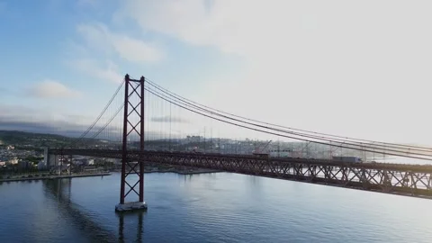 25th of April Bridge of Lisbon Stock Footage 277595937