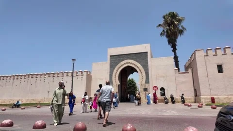 26-07-2024 : Souk El Had the Iconic Doors of Agadir, Morocco Timelapse 스톡 동영상 280782912
