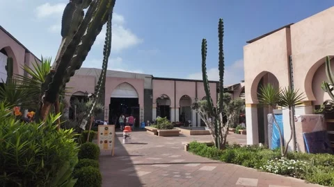 26-07-2024 : Souk El Had the Iconic Doors of Agadir, Morocco Timelapse Stock Footage 280826570