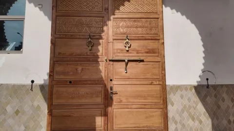 26-07-2024 : Souk El Had the Iconic Doors of Agadir, Morocco Stock Footage 280828071
