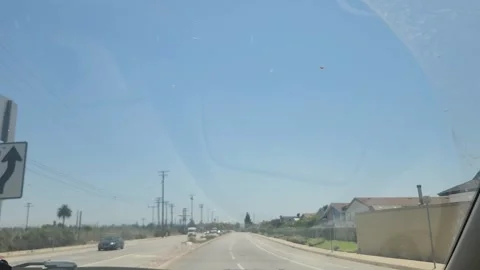 26 July 2024 Los Angeles, California - Driving Interstate Street Stock Footage 280806830