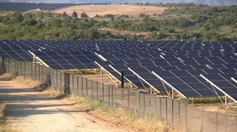 26. Solar Power Panels Stock Footage 8680329