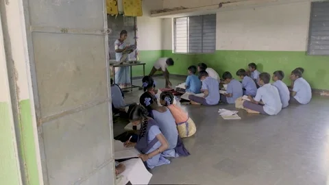 26. Students sitting inside the Class Stock-Footage 149097948