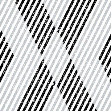 2637 Pattern with black and silver gray stripes Stock Illustration