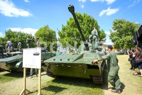 26th anniversary of the Croatian Armed Forces Stock Photos
