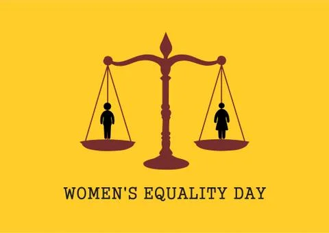 26th august Women's Equality Day 2020 Stock Illustration