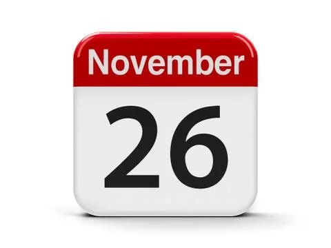 26th November Illustrazione stock
